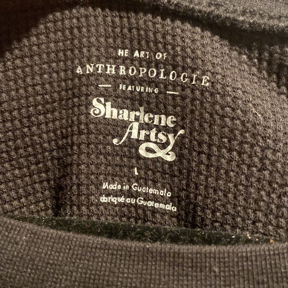 Dark grey long sleeve graphic shirt - Picture 3 of 4